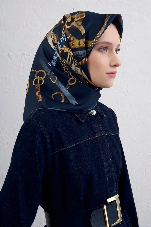Armine İpek Eşarp 2025/2026 Sonbahar Kış - 9422D-33 - Tivil