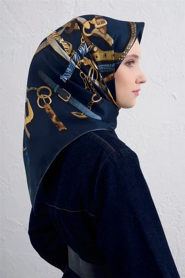 Armine İpek Eşarp 2025/2026 Sonbahar Kış - 9422D-33 - Tivil