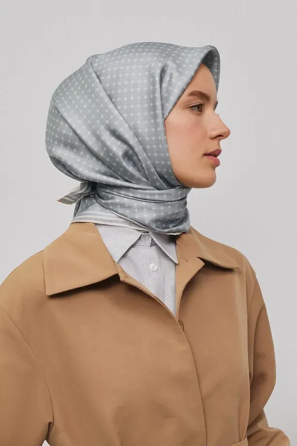 Armine İpek Eşarp 2025 İlkbahar-Yaz - 9345D-82 - Tivil