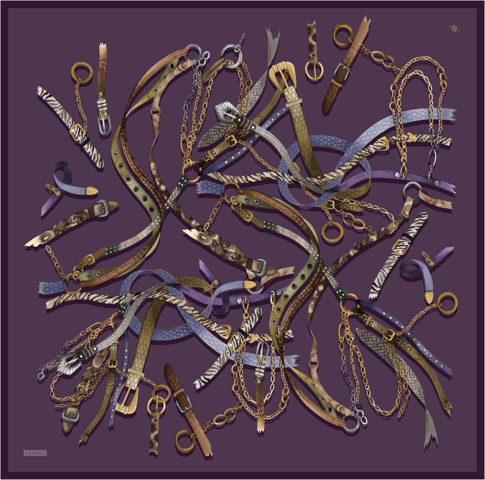 Armine İpek Eşarp 2025/2026 Sonbahar Kış - 9422D-09 - Tivil