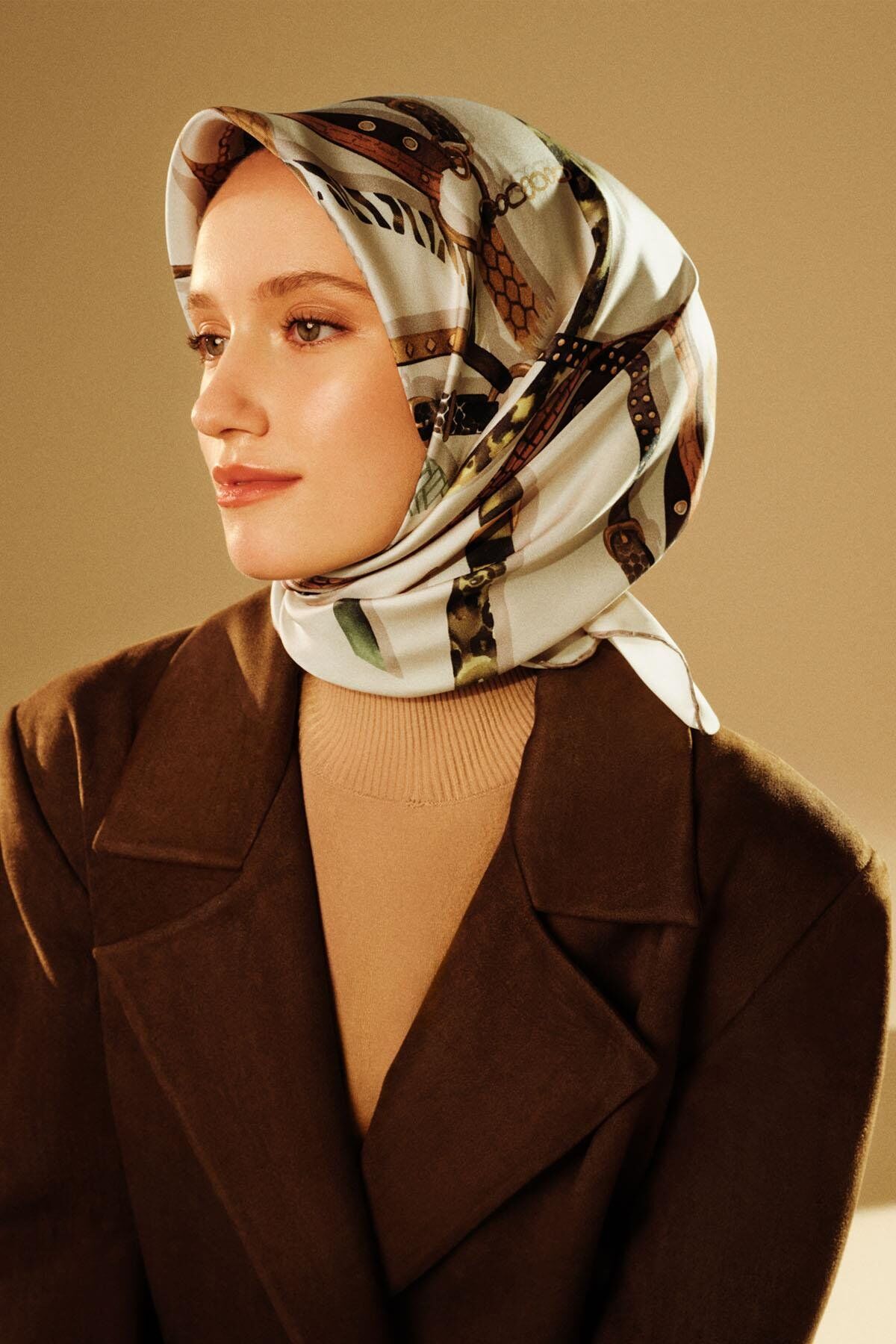 Armine İpek Eşarp 2025/2026 Sonbahar Kış - 9422D-31 - Tivil
