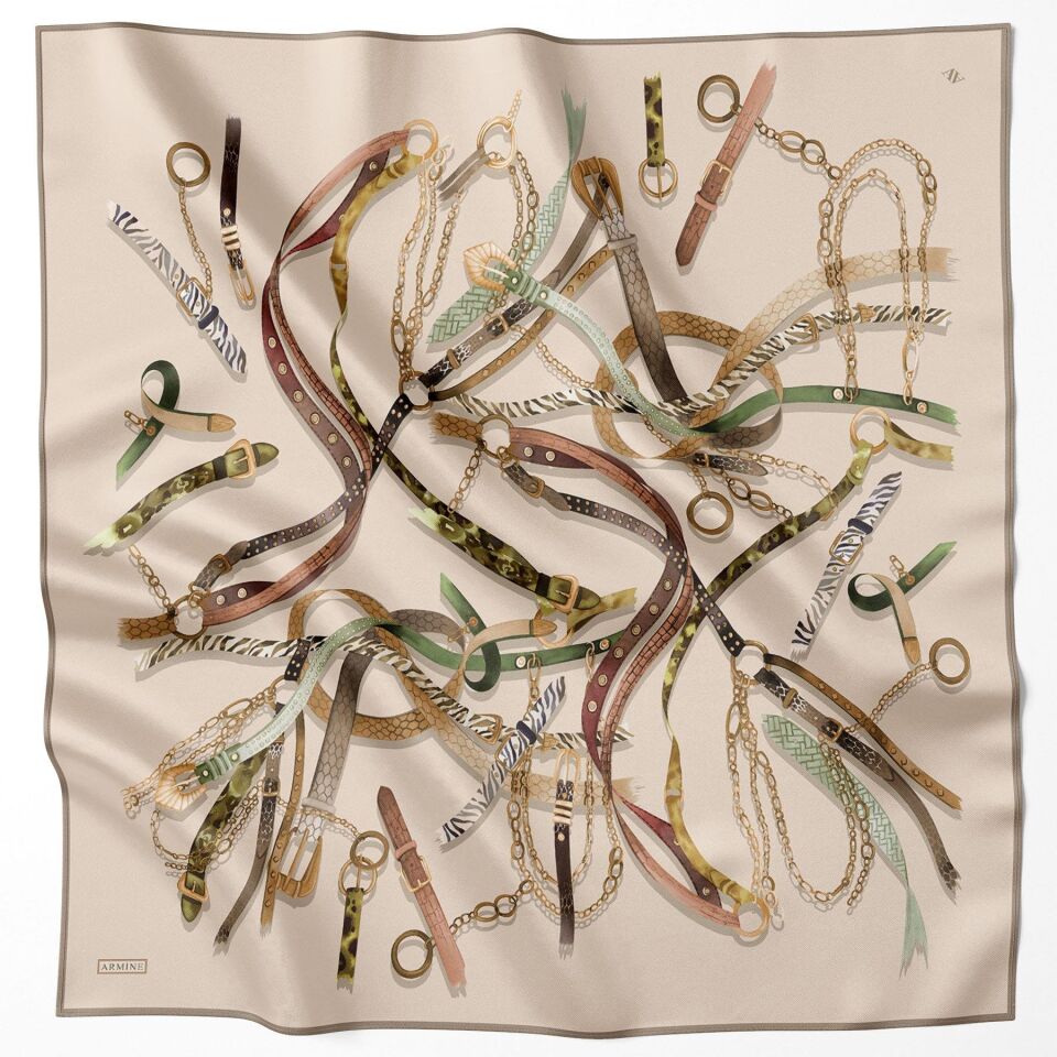 Armine İpek Eşarp 2025/2026 Sonbahar Kış - 9422D-31 - Tivil