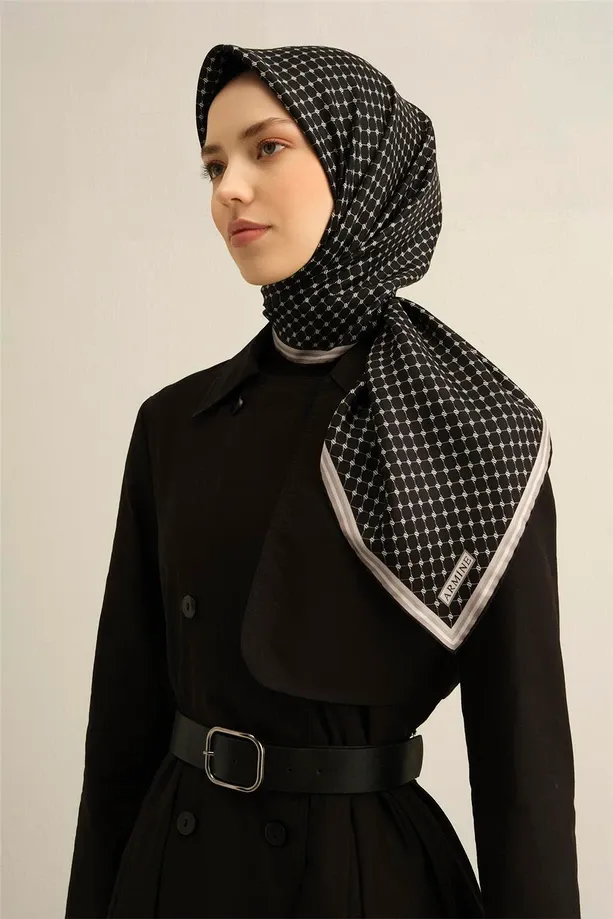 Armine İpek Eşarp 2025 İlkbahar-Yaz - 9345D-10 - Tivil
