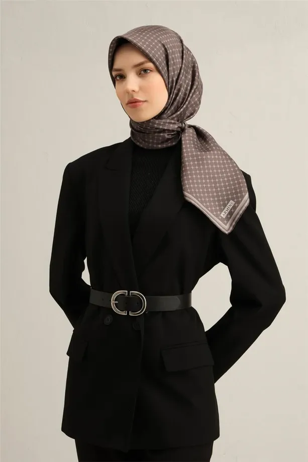 Armine İpek Eşarp 2025 İlkbahar-Yaz - 9345D-80 - Tivil