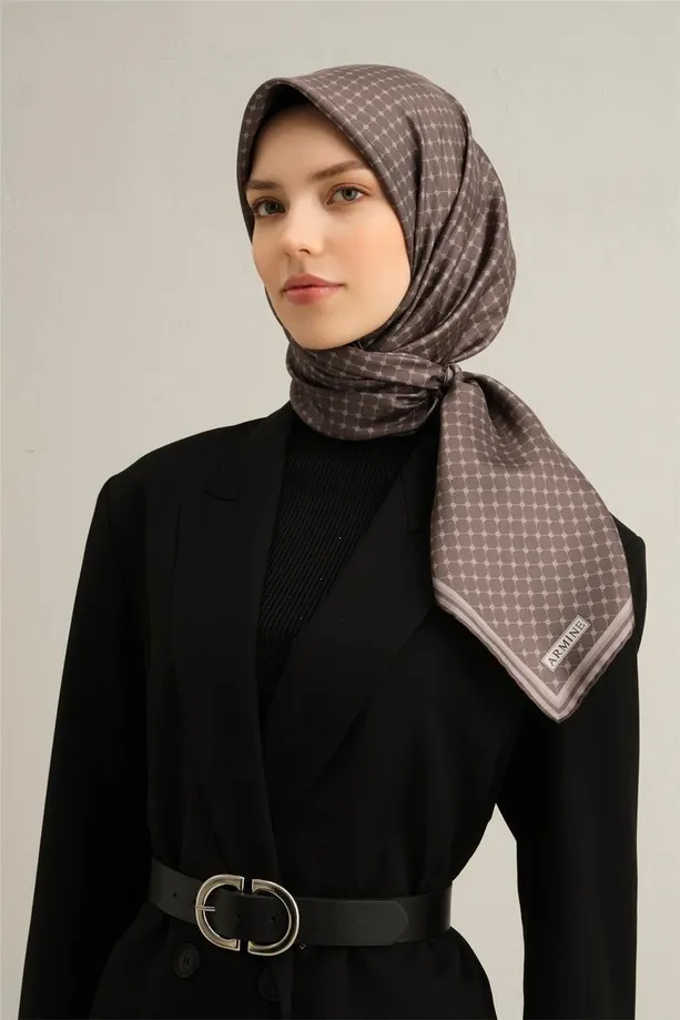 Armine İpek Eşarp 2025 İlkbahar-Yaz - 9345D-80 - Tivil