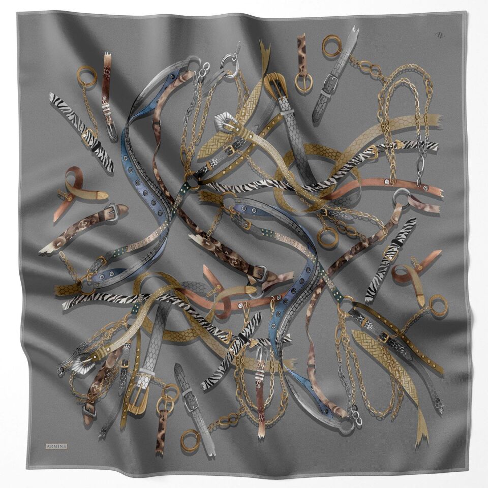 Armine İpek Eşarp 2025/2026 Sonbahar Kış - 9422D-07 - Tivil