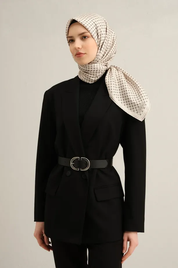 Armine İpek Eşarp 2025 İlkbahar-Yaz - 9345D-87 - Tivil