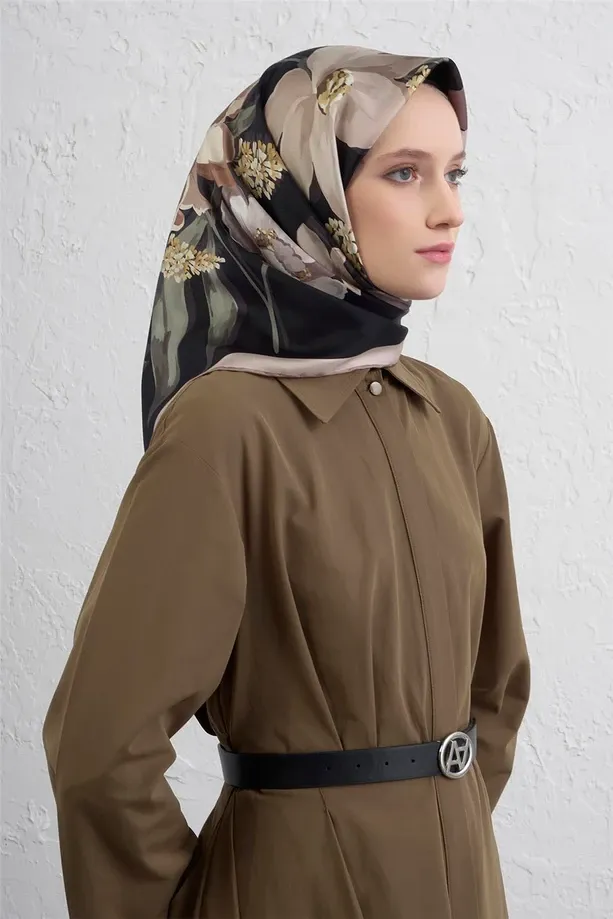 Armine İpek Eşarp 2025/2026 Sonbahar Kış - 9414D-5 - Tivil