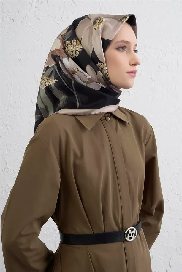 Armine İpek Eşarp 2025/2026 Sonbahar Kış - 9414D-5 - Tivil