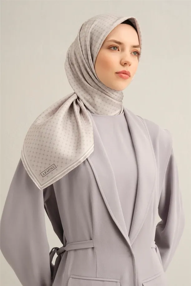 Armine İpek Eşarp 2025 İlkbahar-Yaz - 9345D-55 - Tivil