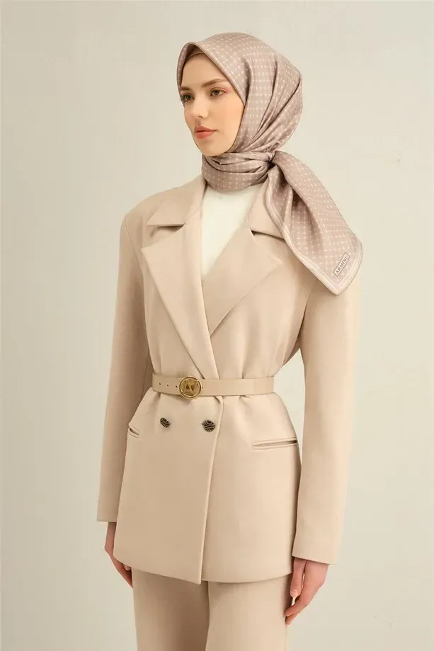 Armine İpek Eşarp 2025 İlkbahar-Yaz - 9345D-14 - Tivil