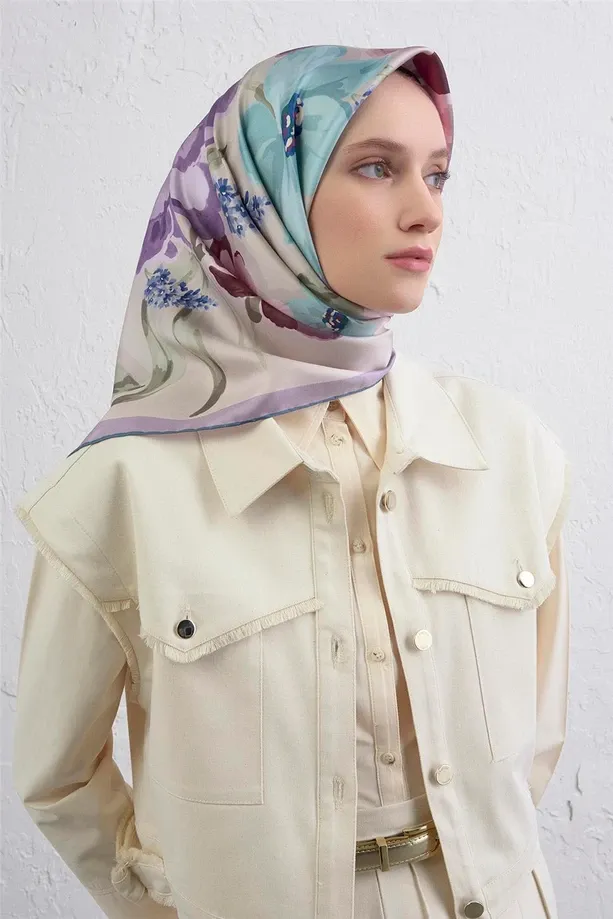 Armine İpek Eşarp 2025/2026 Sonbahar Kış - 9414D-6 - Tivil