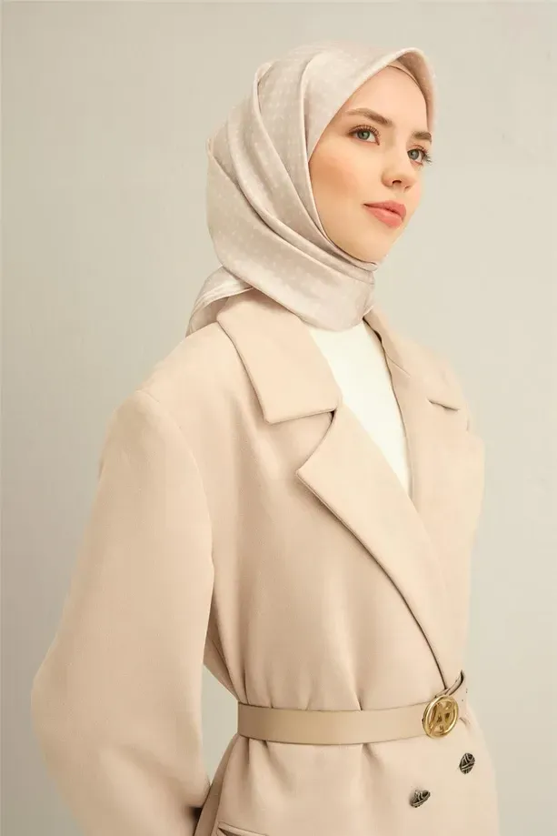 Armine İpek Eşarp 2025 İlkbahar-Yaz - 9345D-86 - Tivil