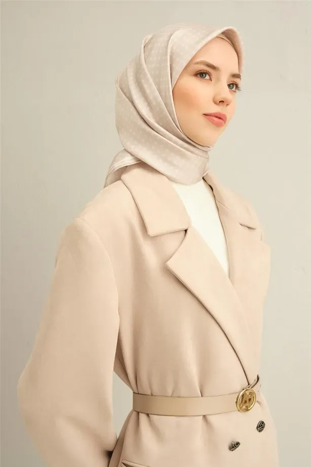 Armine İpek Eşarp 2025 İlkbahar-Yaz - 9345D-86 - Tivil