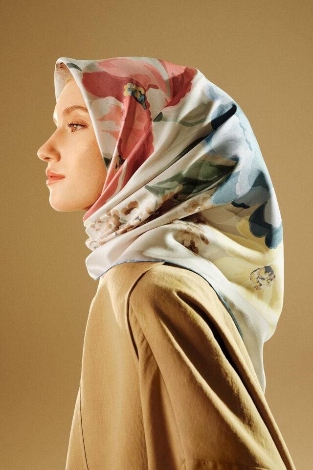 Armine İpek Eşarp 2025/2026 Sonbahar Kış - 9414D-85 - Tivil