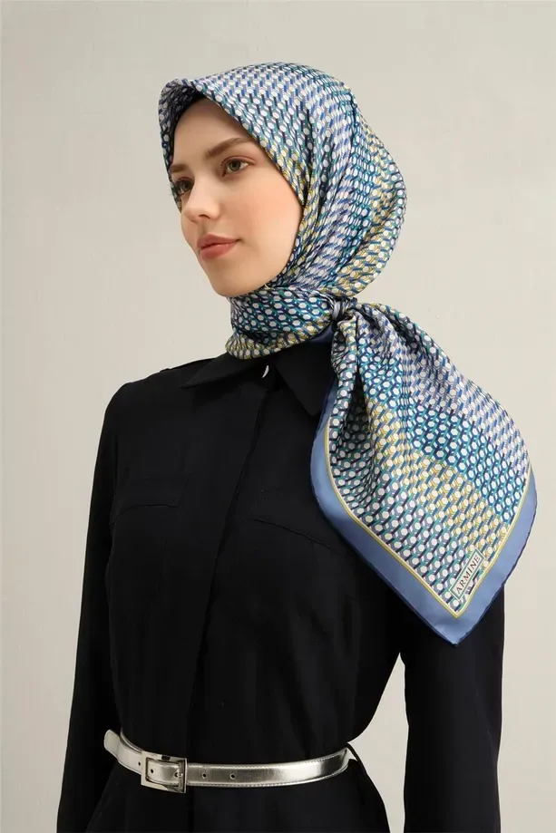 Armine İpek Eşarp 2025 İlkbahar-Yaz - 9319D-81 - Tivil