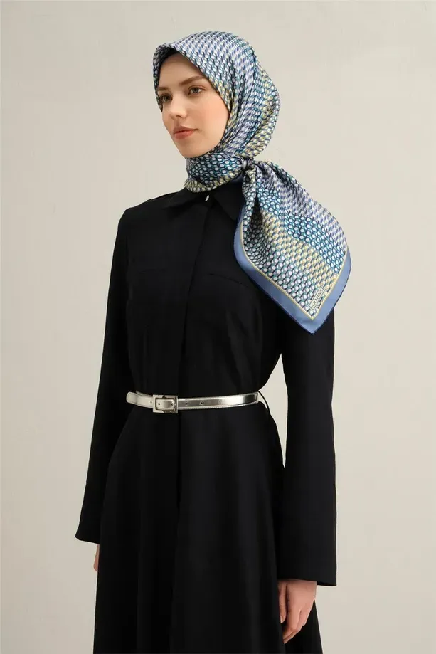 Armine İpek Eşarp 2025 İlkbahar-Yaz - 9319D-81 - Tivil