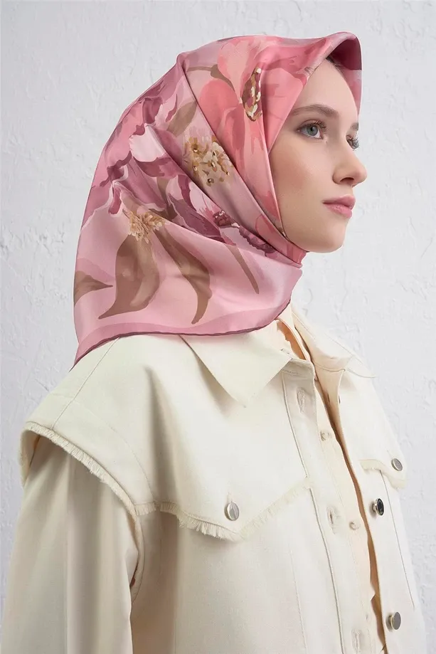 Armine İpek Eşarp 2025/2026 Sonbahar Kış - 9414D-3-Tivil