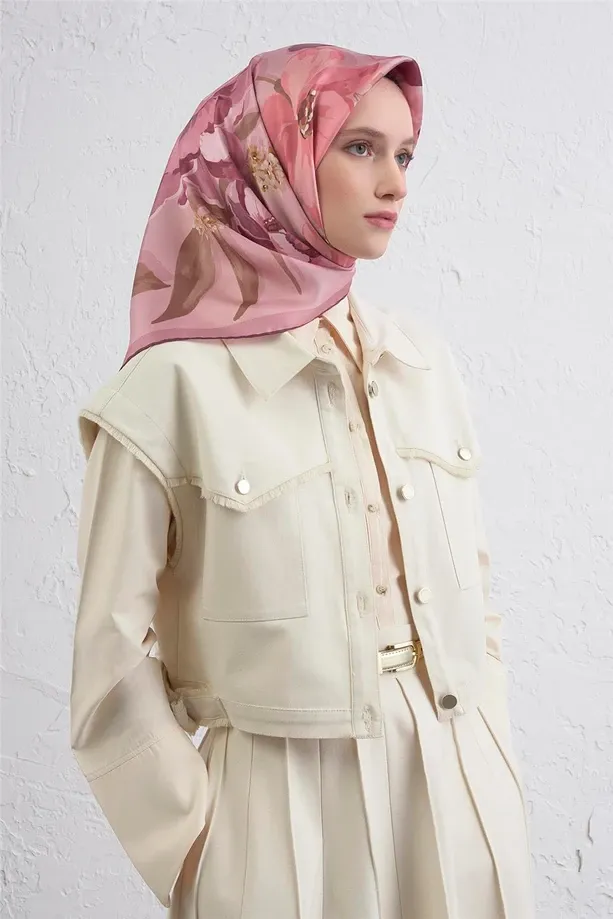 Armine İpek Eşarp 2025/2026 Sonbahar Kış - 9414D-3-Tivil