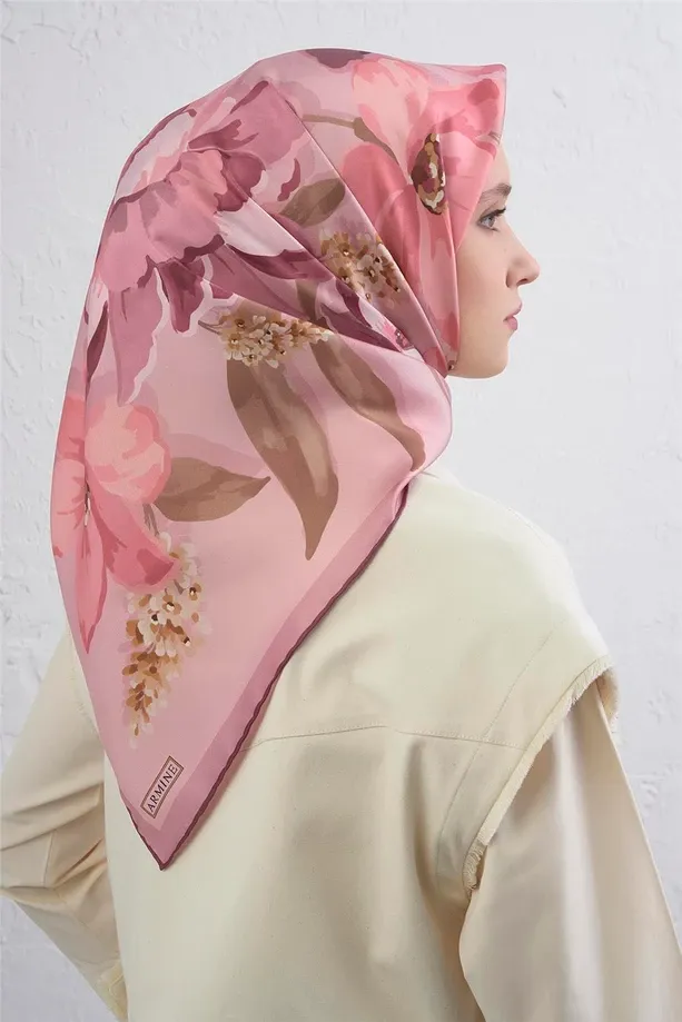 Armine İpek Eşarp 2025/2026 Sonbahar Kış - 9414D-3-Tivil