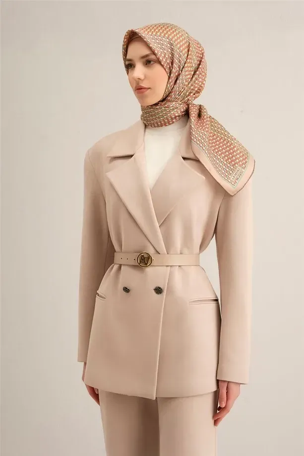 Armine İpek Eşarp 2025 İlkbahar-Yaz - 9319D-83 - Tivil
