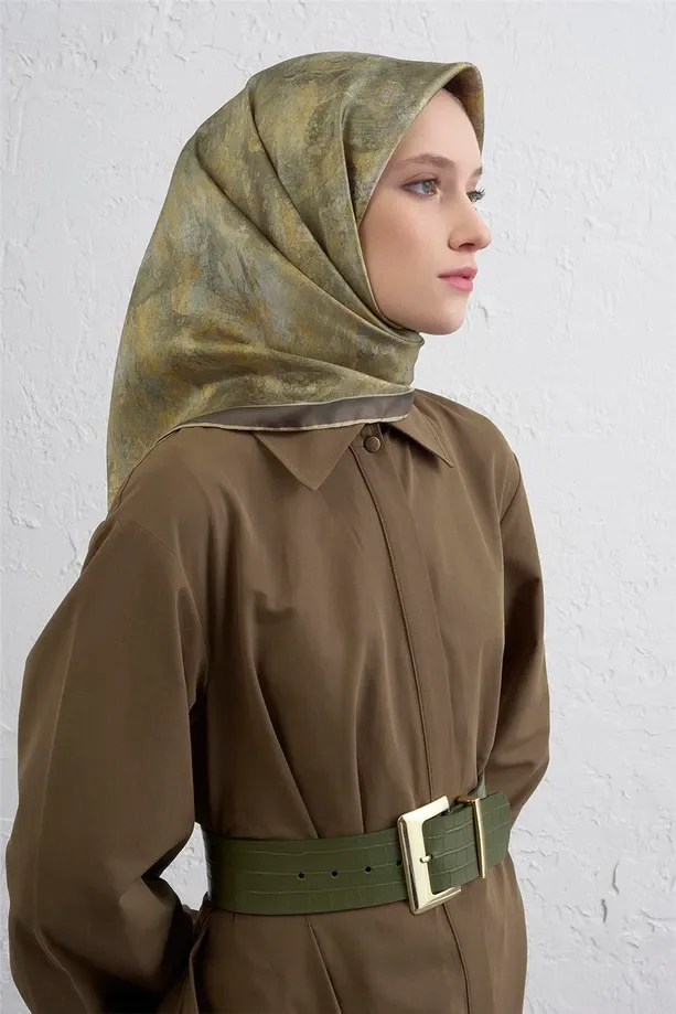 Armine İpek Eşarp 2025/2026 Sonbahar Kış - 9433D-36- Tivil