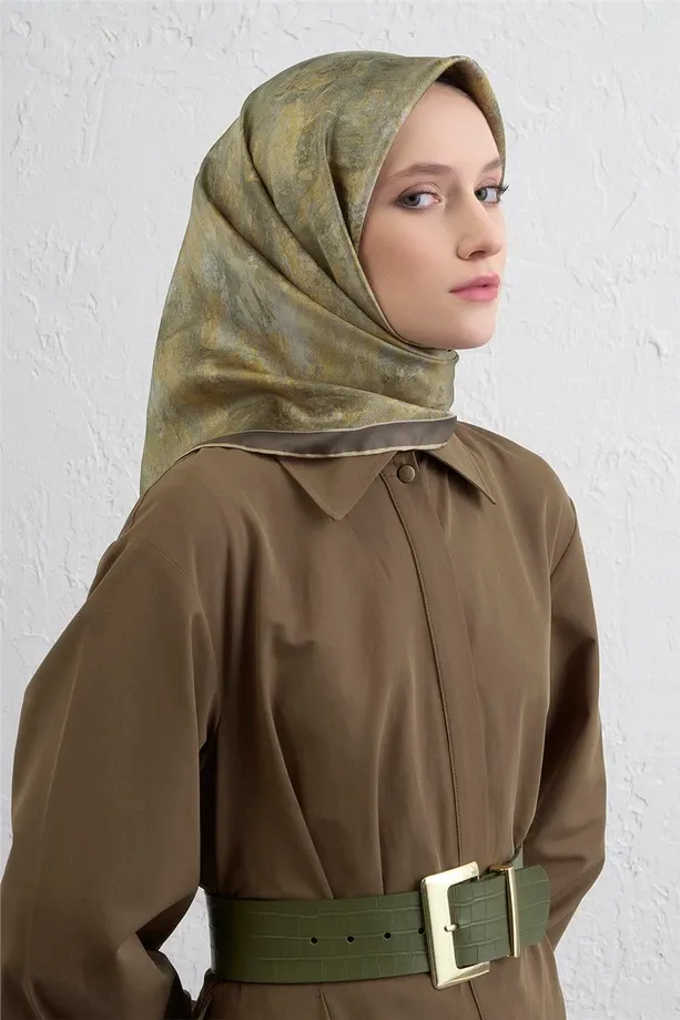 Armine İpek Eşarp 2025/2026 Sonbahar Kış - 9433D-36- Tivil