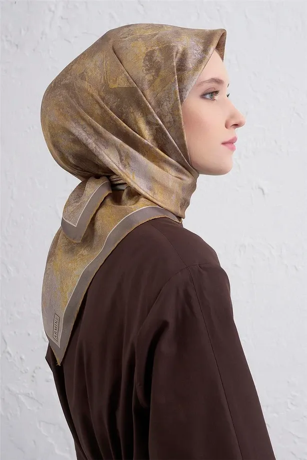 Armine İpek Eşarp 2025/2026 Sonbahar Kış - 9433D-35- Tivil