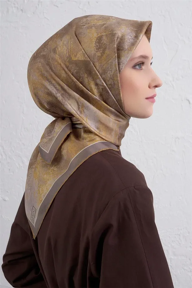 Armine İpek Eşarp 2025/2026 Sonbahar Kış - 9433D-35- Tivil