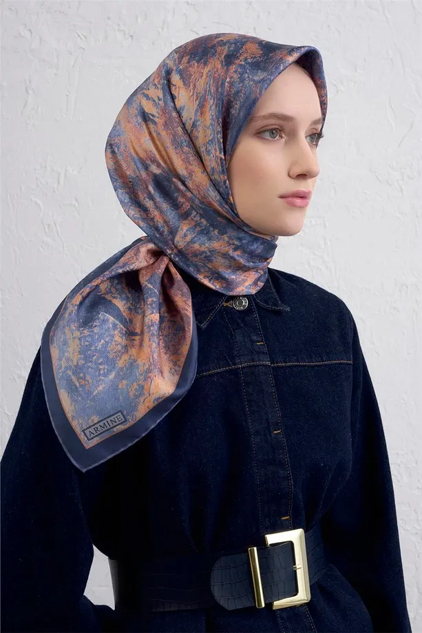 Armine İpek Eşarp 2025/2026 Sonbahar Kış - 9433D-50- Tivil