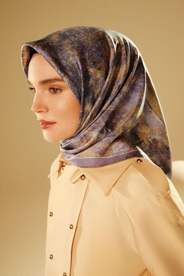 Armine İpek Eşarp 2025/2026 Sonbahar Kış - 9433D-51- Tivil