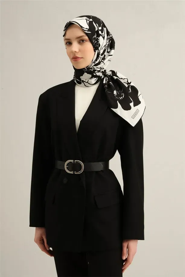 Armine İpek Eşarp 2025 İlkbahar-Yaz - 9344D-44 - Tivil