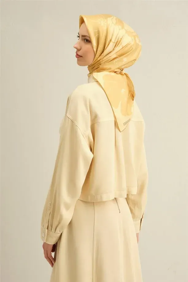 Armine İpek Eşarp 2025 İlkbahar-Yaz - 9344D-33 - Tivil