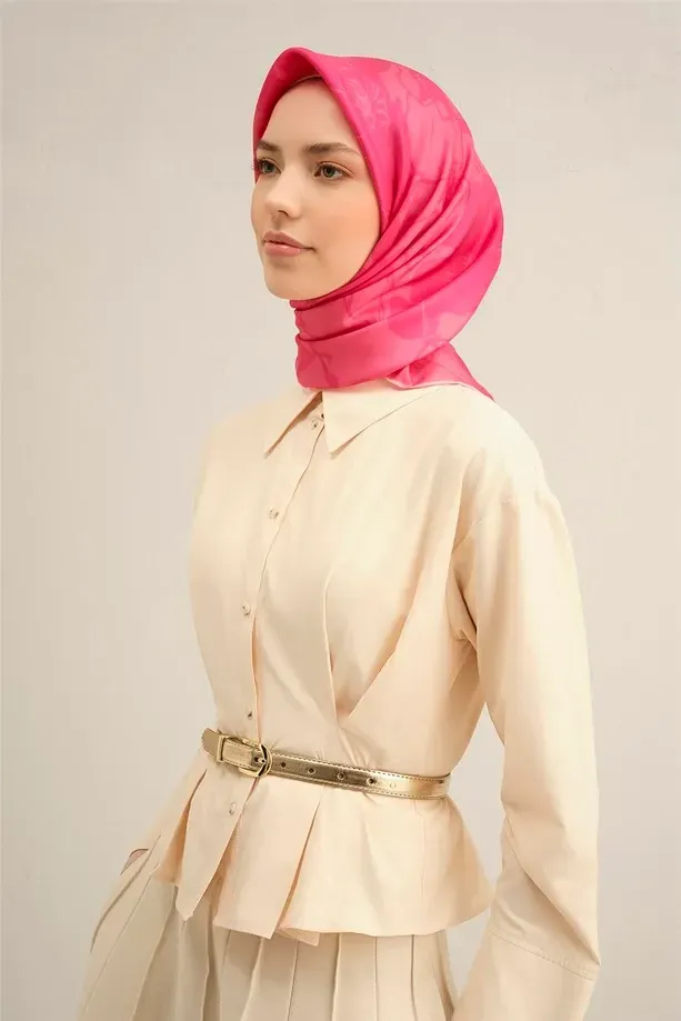 Armine İpek Eşarp 2025 İlkbahar-Yaz - 9344D-30 - Tivil
