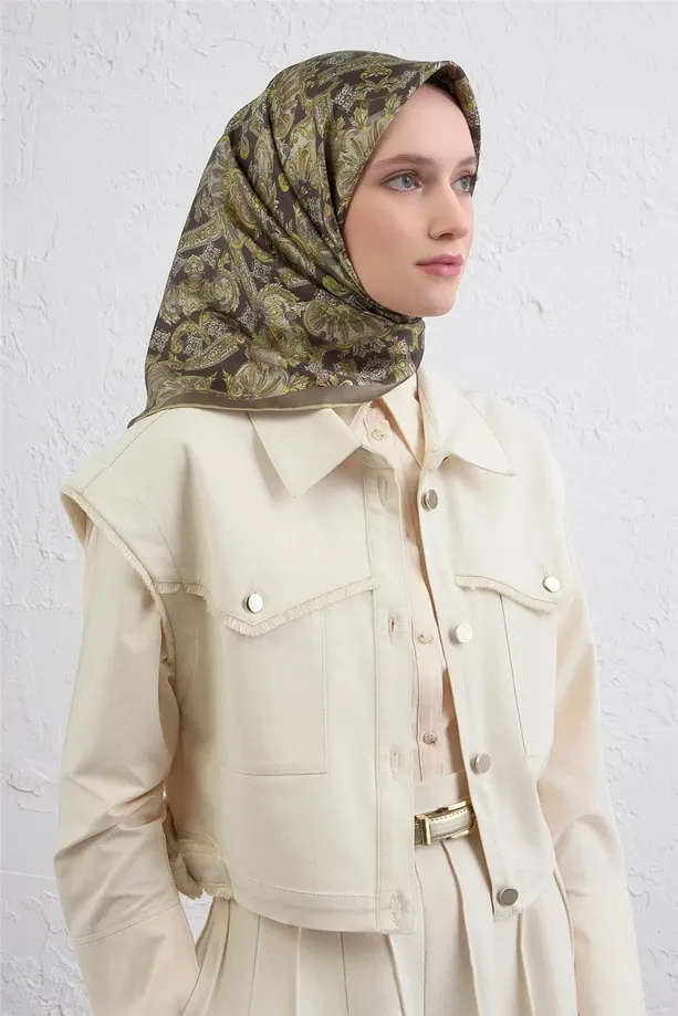Armine İpek Eşarp 2025/2026 Sonbahar Kış - 9416D-80 - Tivil