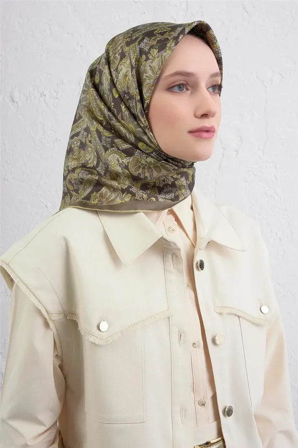 Armine İpek Eşarp 2025/2026 Sonbahar Kış - 9416D-80 - Tivil