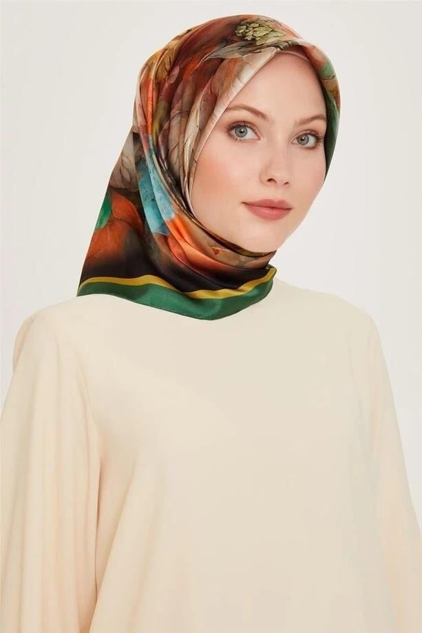 Armine İpek Eşarp 2024/2025 Sonbahar Kış - 9211D- 82- Tivil