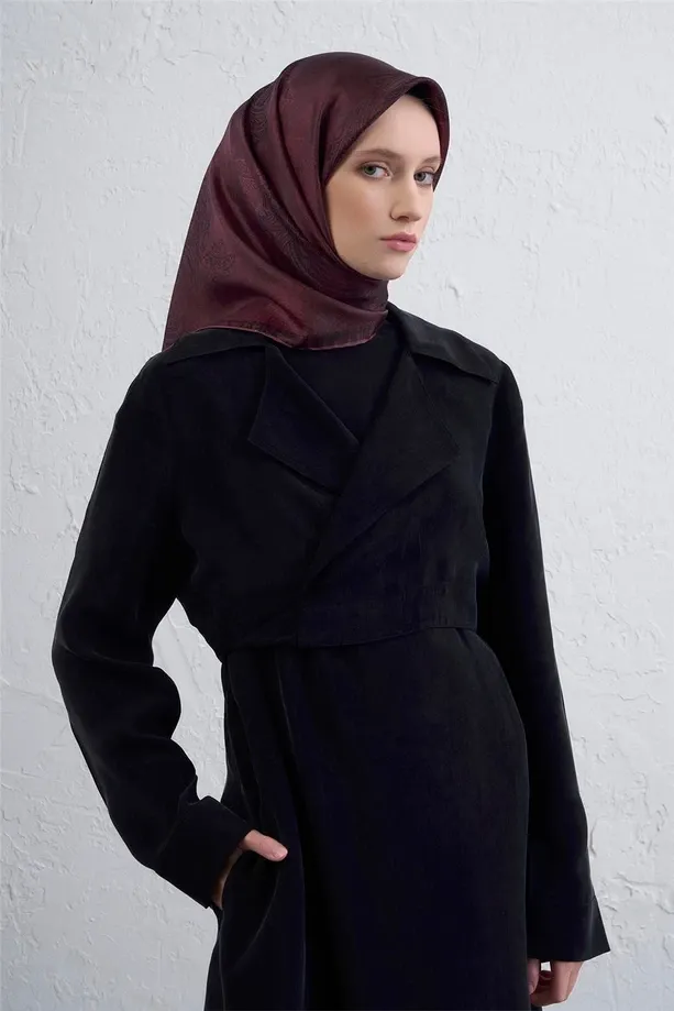 Armine İpek Eşarp 2025/2026 Sonbahar Kış - 9428D-82 - Tivil - Paisley Desen