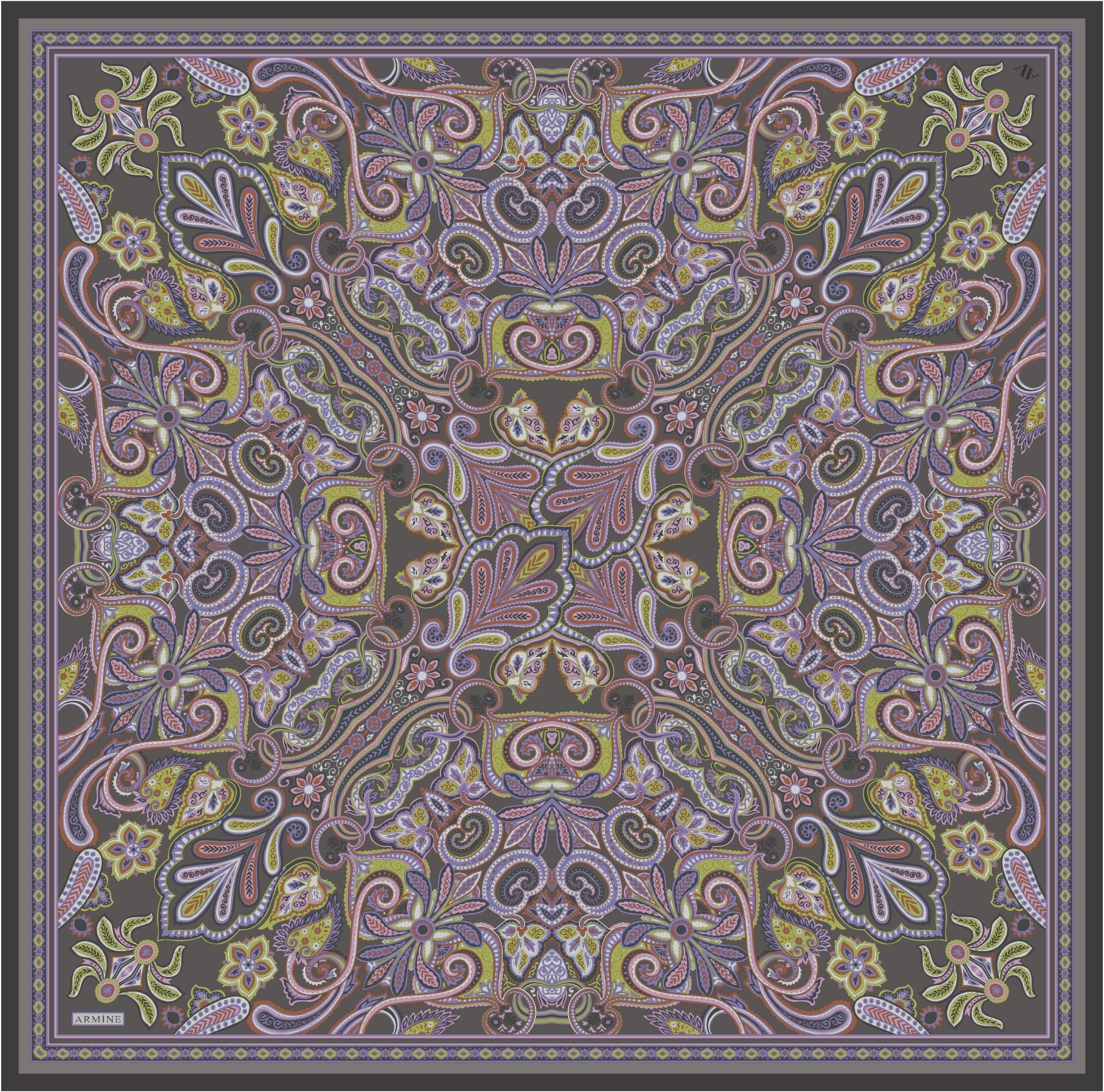 Armine İpek Eşarp 2025/2026 Sonbahar Kış - 9421D-50 - Tivil