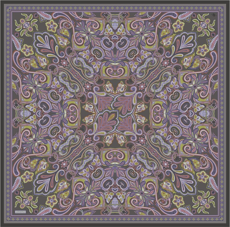 Armine İpek Eşarp 2025/2026 Sonbahar Kış - 9421D-50 - Tivil