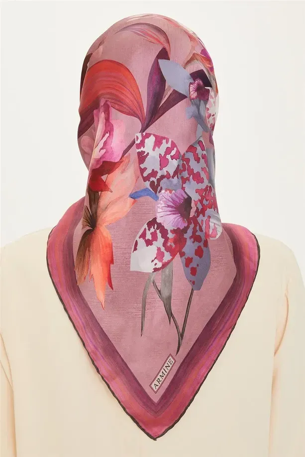 Armine İpek Eşarp 2024/2025 Sonbahar Kış - 9215D-82-Sura