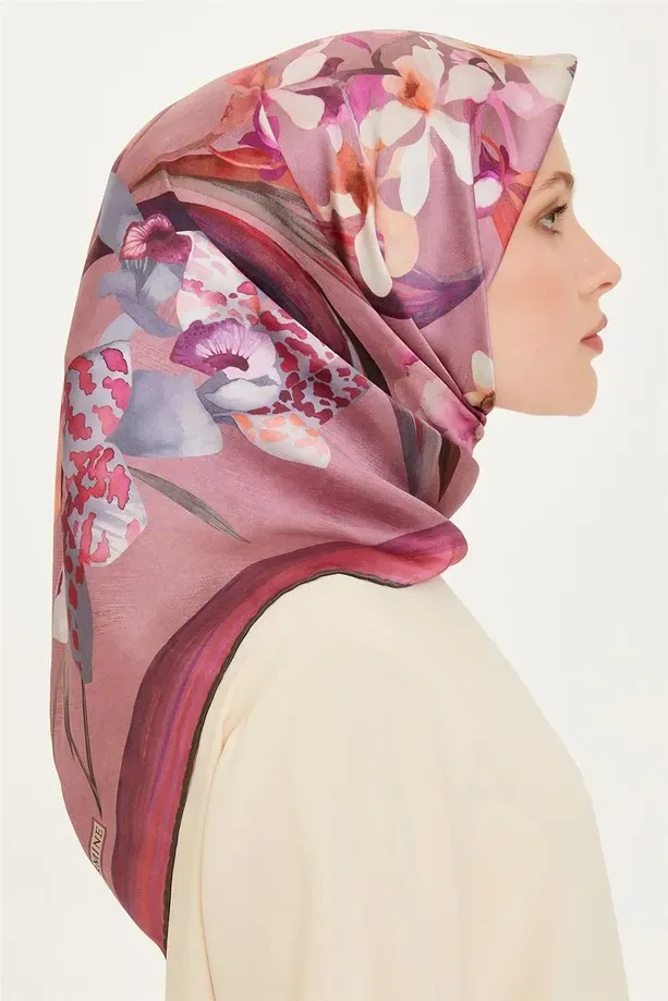 Armine İpek Eşarp 2024/2025 Sonbahar Kış - 9215D-82-Sura