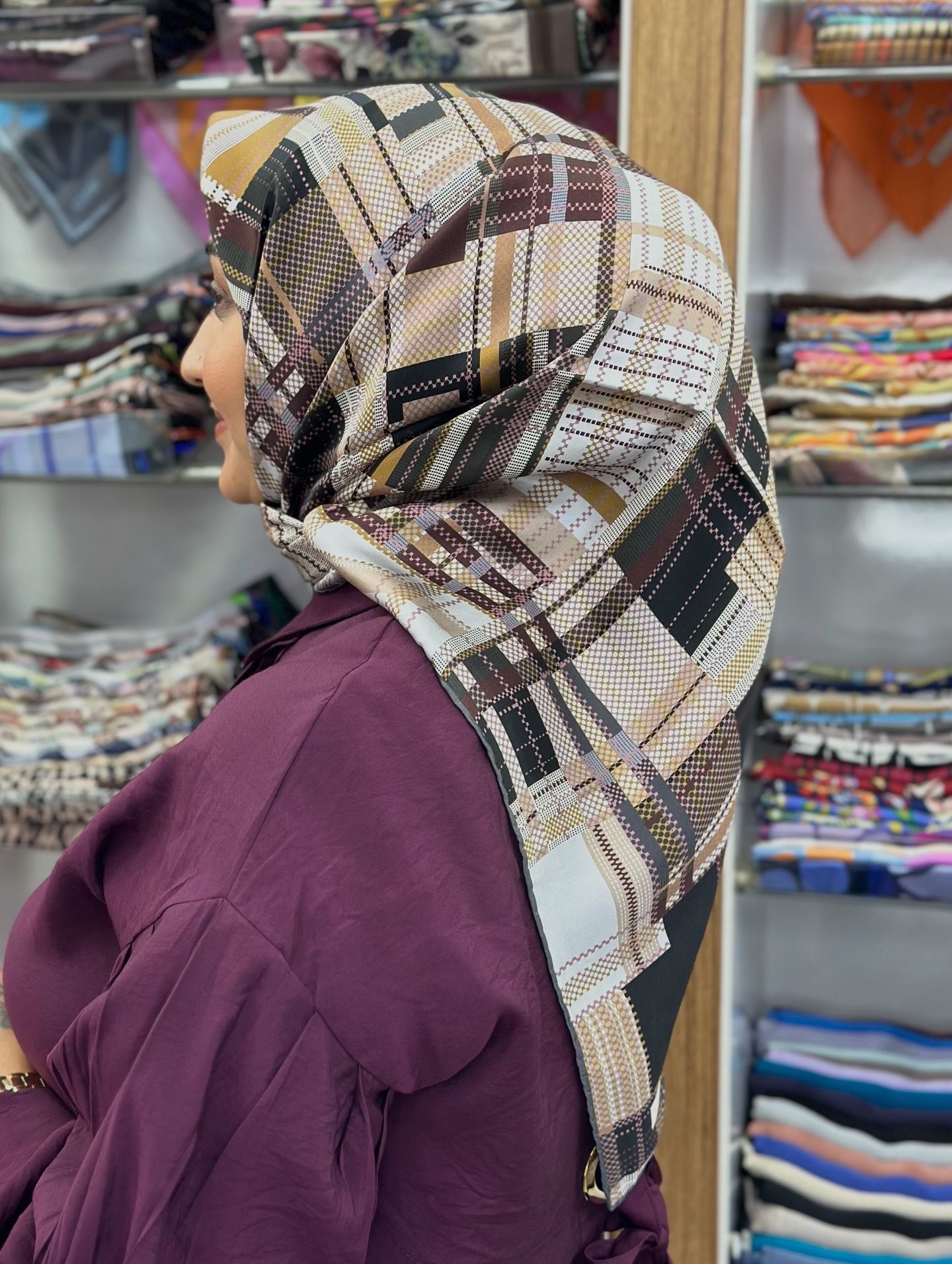 Pierre Cardin İpek Eşarp - 2025/2026 Sonbahar-Kış - 9086230-371- Sura