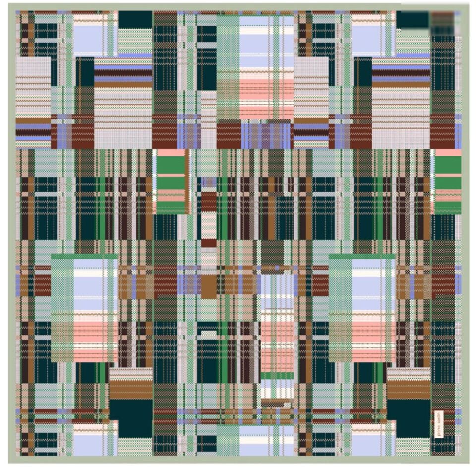 Pierre Cardin İpek Eşarp - 2025/2026 Sonbahar-Kış - 9086230-351- Sura