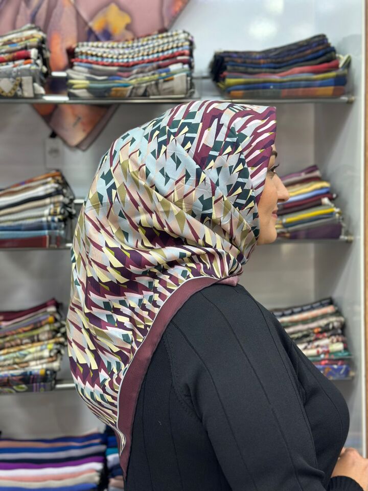 Cacharel Twill İpek Eşarp - 2025/2026 Sonbahar-Kış - 9024313 -941  Tivil