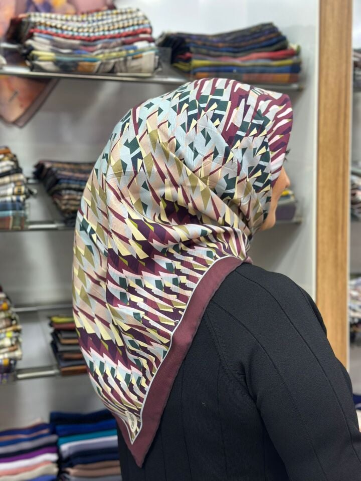 Cacharel Twill İpek Eşarp - 2025/2026 Sonbahar-Kış - 9024313 -941  Tivil