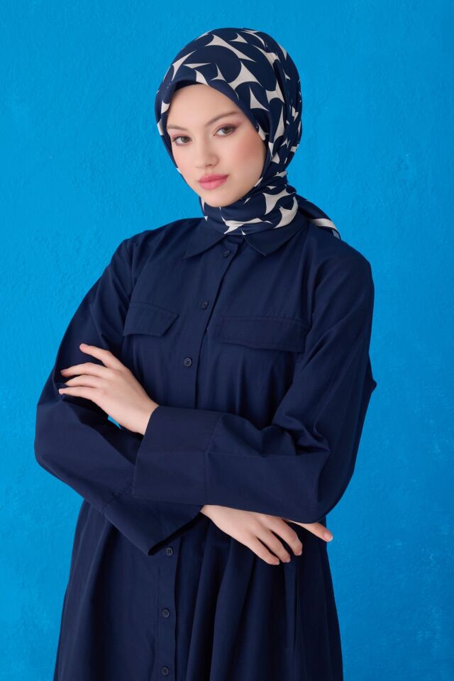 Belli İpek Eşarp 2025 İlkbahar-Yaz - 4117D-81 - Tivil