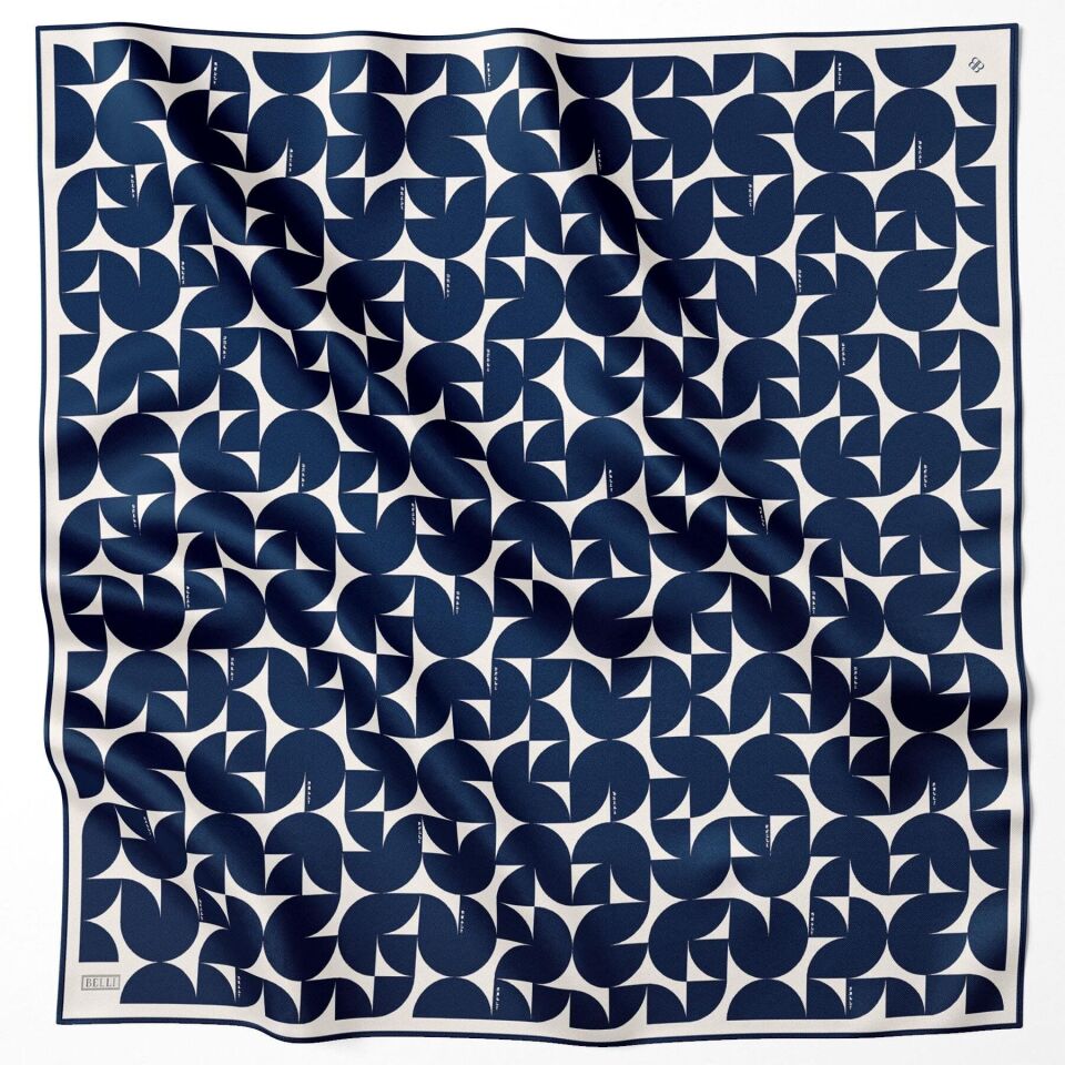 Belli İpek Eşarp 2025 İlkbahar-Yaz - 4117D-81 - Tivil