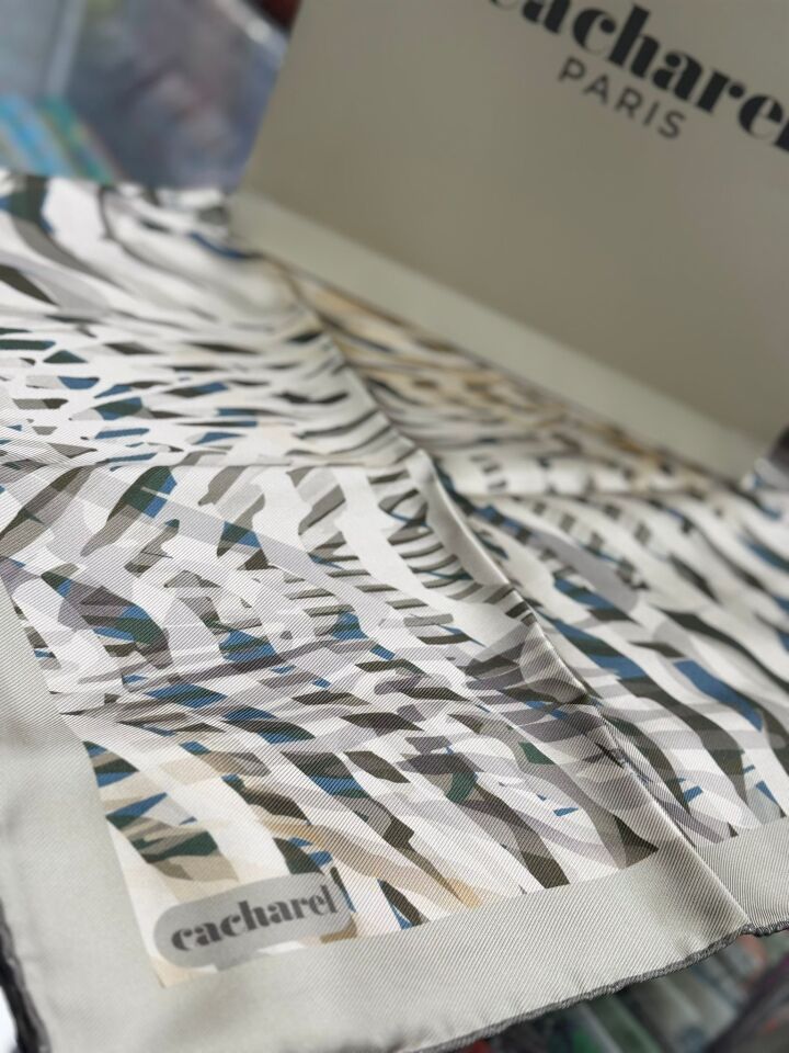 Cacharel Twill İpek Eşarp - 2025/2026 Sonbahar-Kış - 9024313 -952  Tivil