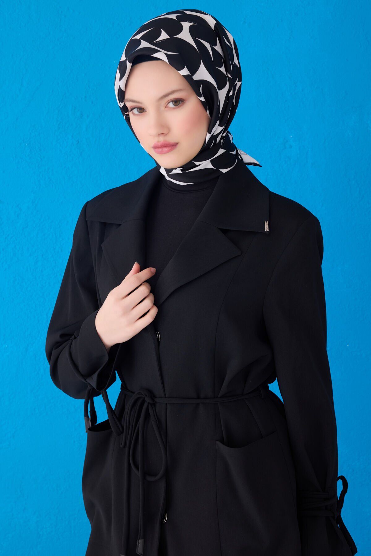 Belli İpek Eşarp 2025 İlkbahar-Yaz - 4117D-80 - Tivil